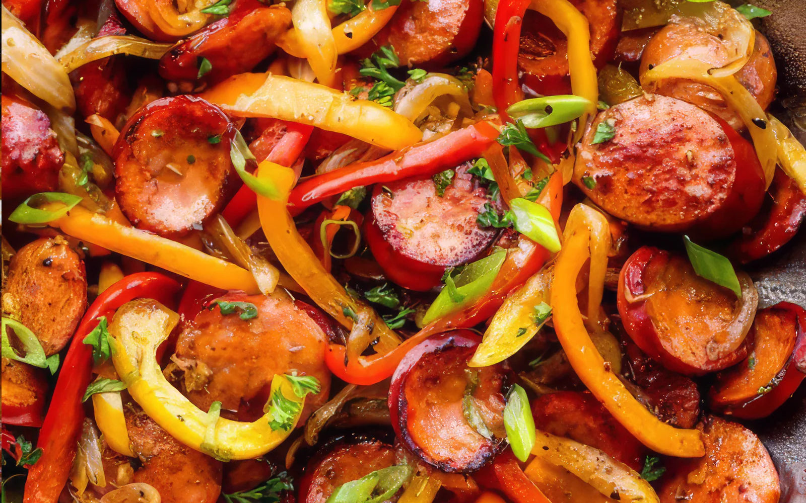 Cajun Sausage and Peppers (Sheet Pan)